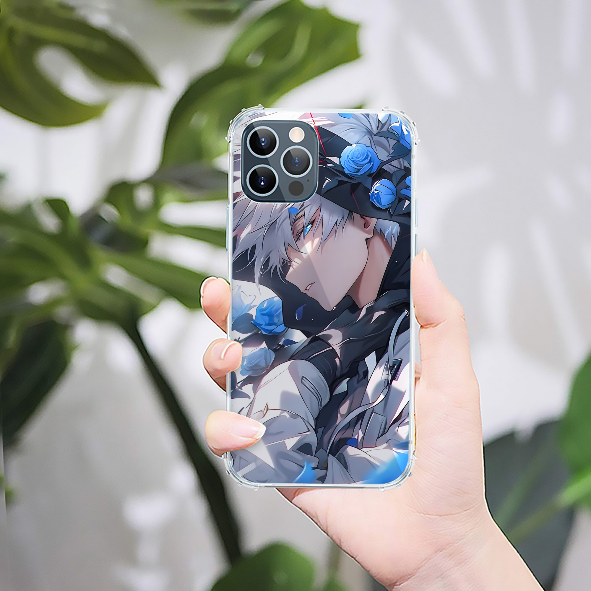 （画像用） 呪術廻戦 Jujutsu Kaisen 【iPhone 12シリーズ対応】透明スマホケース（クリアソフトケース）